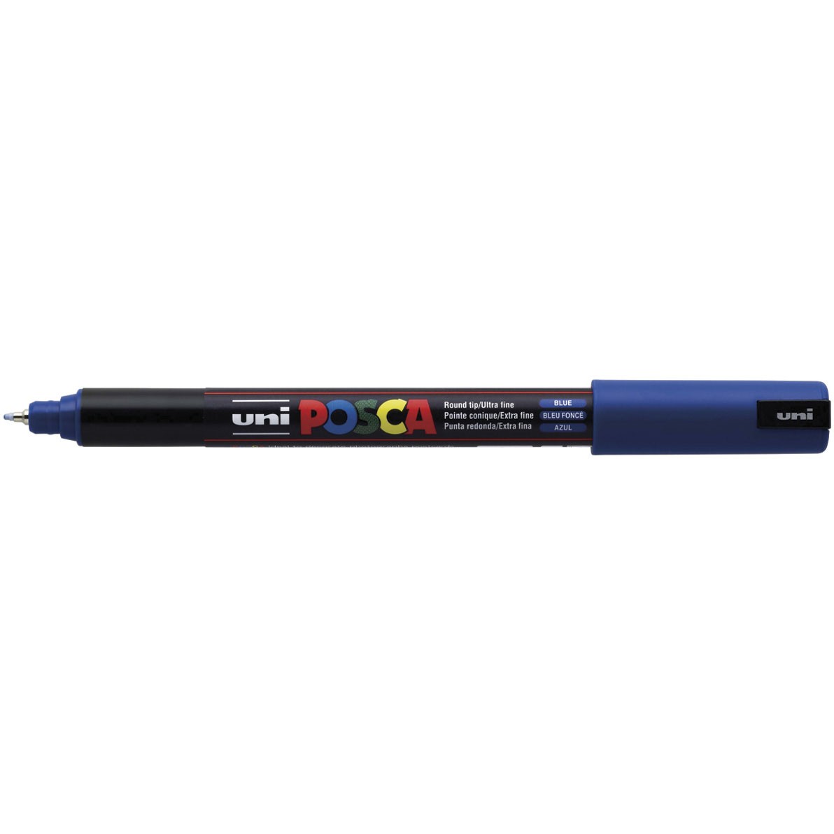Uni Posca 1MR marker med ultrasmal skrivespids på 0,7 mm i farven blå