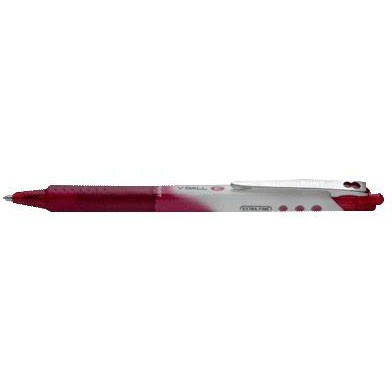 Pilot V Ball RT pen med 0,5 mm spids i farven rød