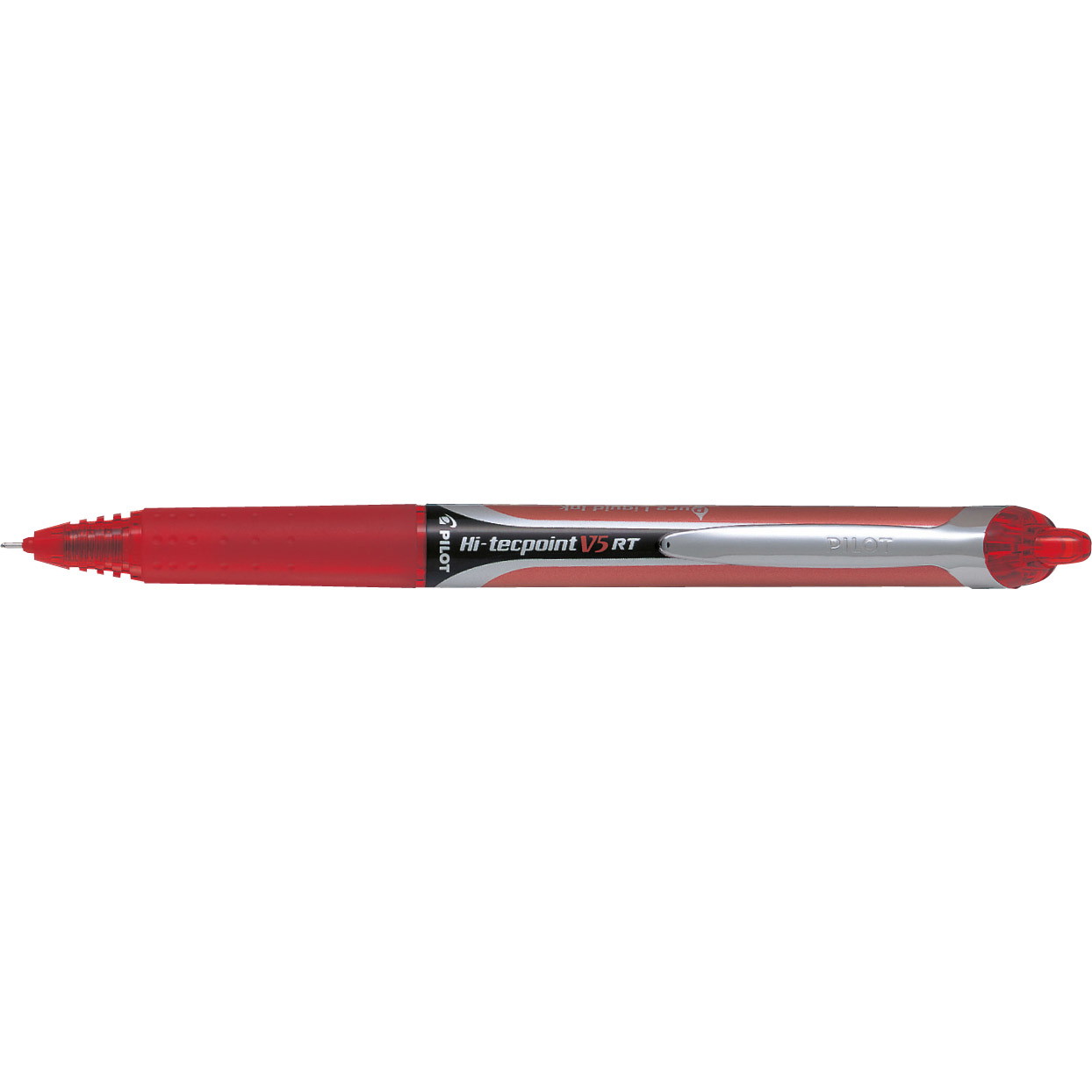Pilot Hi-Techpoint RT ballpen med 0,5 mm spids i farven rød