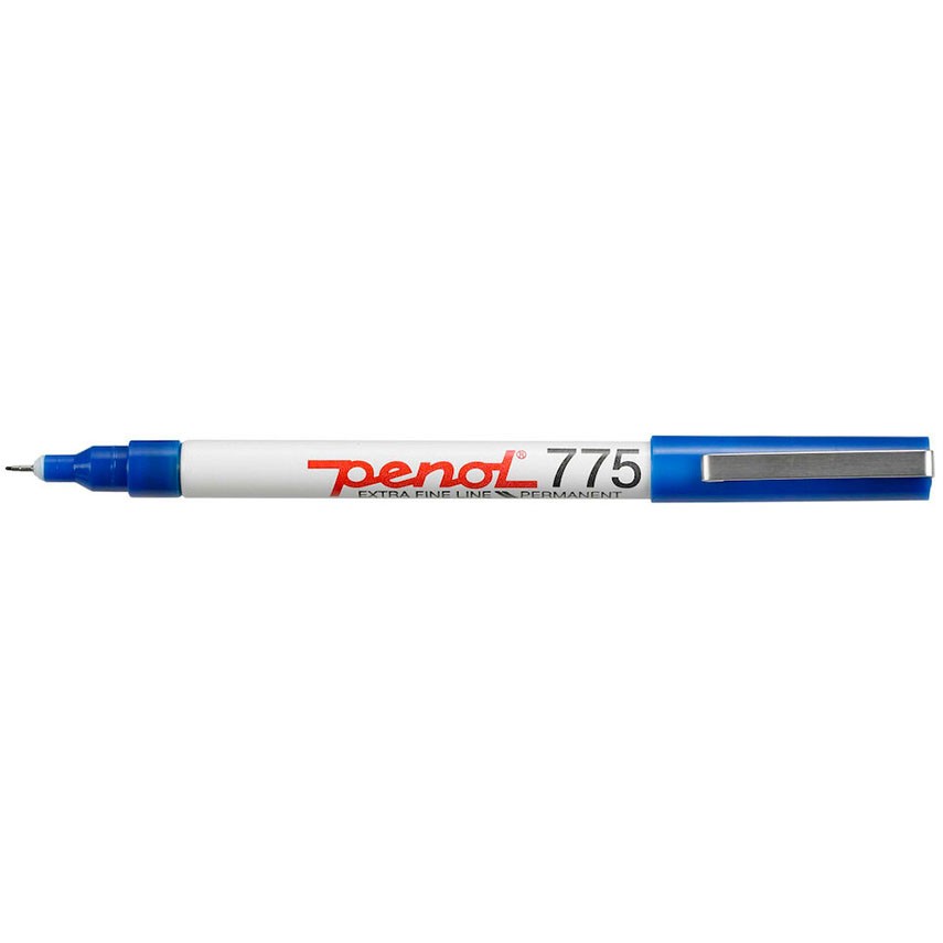 Penol 775 marker 0,5 mm spids blå