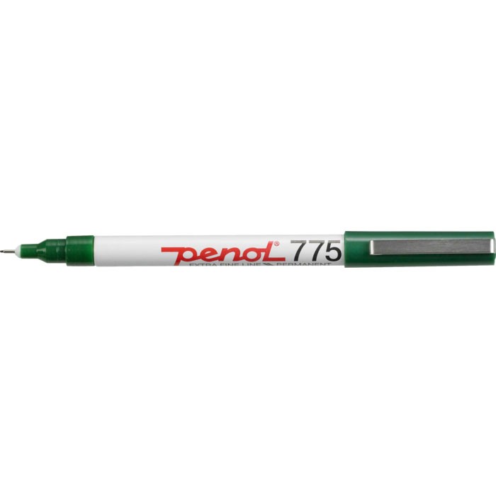 Penol 775 marker med 0,5 mm rund spids i farven grøn