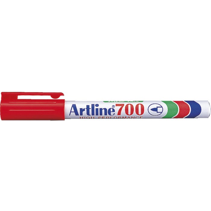 Artline 700 marker 0,7 mm spids rød