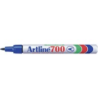 Artline 700 marker med smal 0,7 mm spids i farven blå