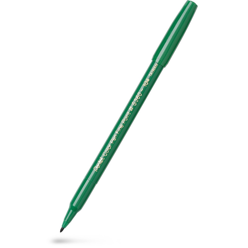 Pentel Color Pen S360 fiberpen 1mm grøn