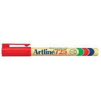 Artline 725 marker 0,4mm rød