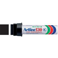 Artline 130 jumbo marker med 30 mm stregbredde i farven sort