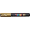 Uni Posca 1MC paintmarker med ekstra smal spids på 1 mm i farven guld