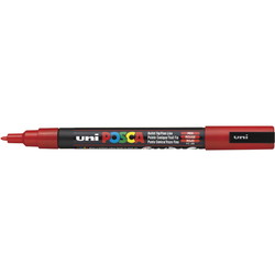 Uni Posca 3M marker med smal spids på 1,3 mm i farven rød