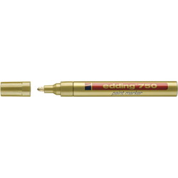Edding 750M Paint Marker med 2 til 4 mm skrivebredde i farven guld