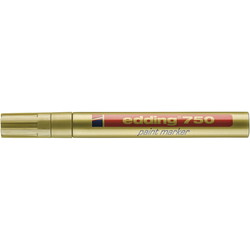 Edding 750M Paint Marker med 2 til 4 mm skrivebredde i farven guld