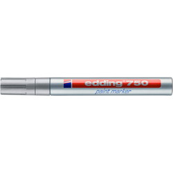 Edding 750M Paint Marker med 2 til 4 mm stregbredde i farven sølv