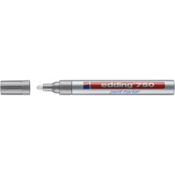 Edding 750M Paint Marker med 2 til 4 mm stregbredde i farven sølv