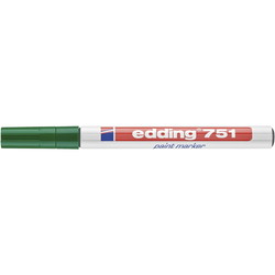 Edding 751F Paint Marker med small skrivebredde på 1 til 2 mm i farven grøn