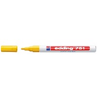 Edding 751F Paint Marker med small skrivebredde på 1 til 2 mm i farven gul