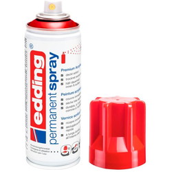 Edding 5200 Permanent Spray i farven mat rød
