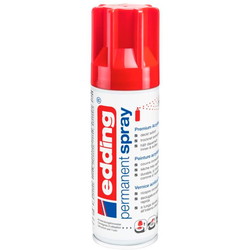 Edding 5200 Permanent Spray i farven mat rød