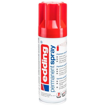 Edding 5200 Permanent Spray i farven mat rød