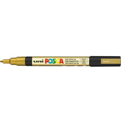 Uni Posca 3M marker 1,3mm guld