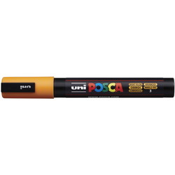 Uni Posca 5M tus med 2,5 mm spids i farven solskinsgul