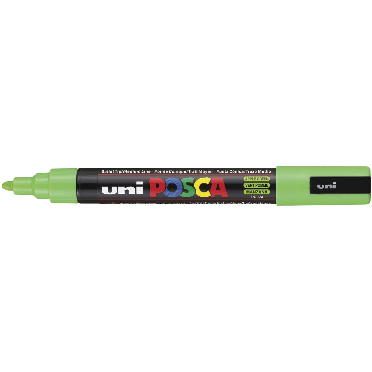 Uni Posca 5M tus med 2,5 mm spids i farven æblegrøn