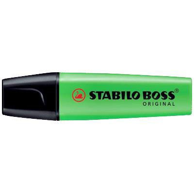 Stabilo Boss Original overstregningspen med grøn skrivefarve