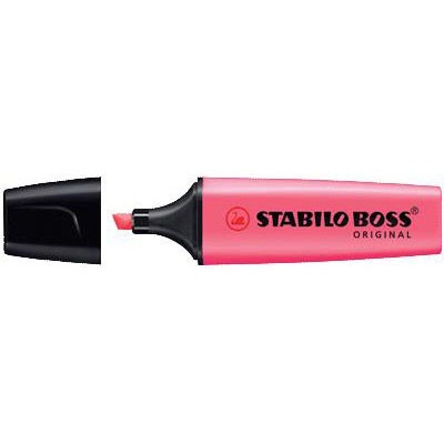 Stabilo Boss Original tekstmarker i farven pink