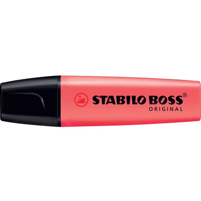 Stabilo Boss Original overstregningspen i farven koral lyserød