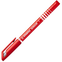 Stabilo Sensor 189 fiberpen 0,3mm rød