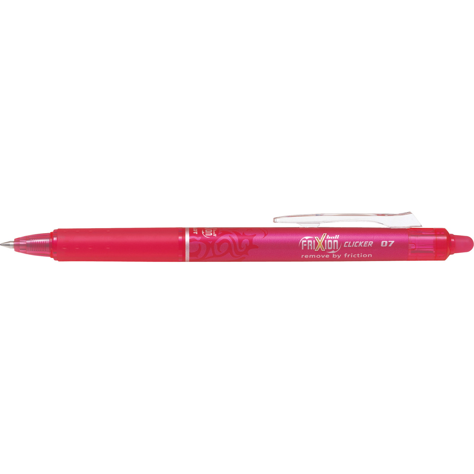 Pilot FriXion Click pen med 0,7 mm spids i farven pink