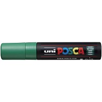 Uni Posca 17K ekstra bred paintmarker med 15 mm spids i farven grøn