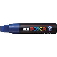 Uni Posca 17K ekstra bred paintmarker med 15 mm spids i farven blå