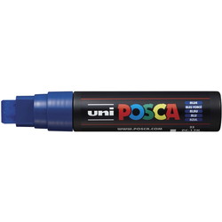 Uni Posca 17K ekstra bred paintmarker med 15 mm spids i farven blå