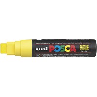 Uni Posca 17K ekstra bred paintmarker med 15 mm spids i farven gul