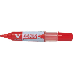 Pilot BG whiteboardpen med rund skrivespids i farven rød