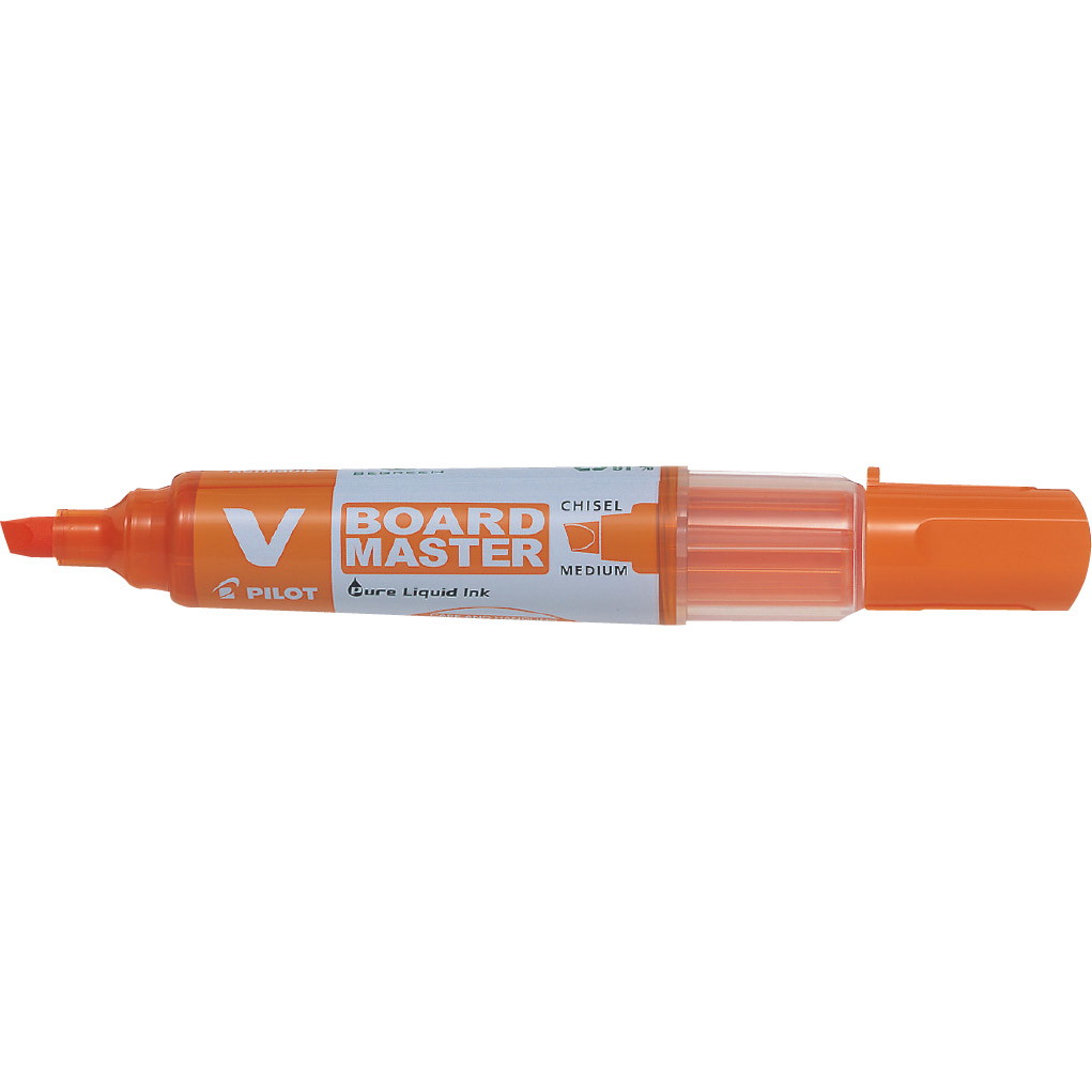 Pilot BG whiteboardpen med skrå orange skrivespids