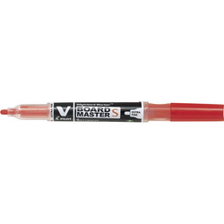 Pilot BG V Board Master whiteboardtus med ekstra fin skrivebredde på 1,3 mm i farven rød