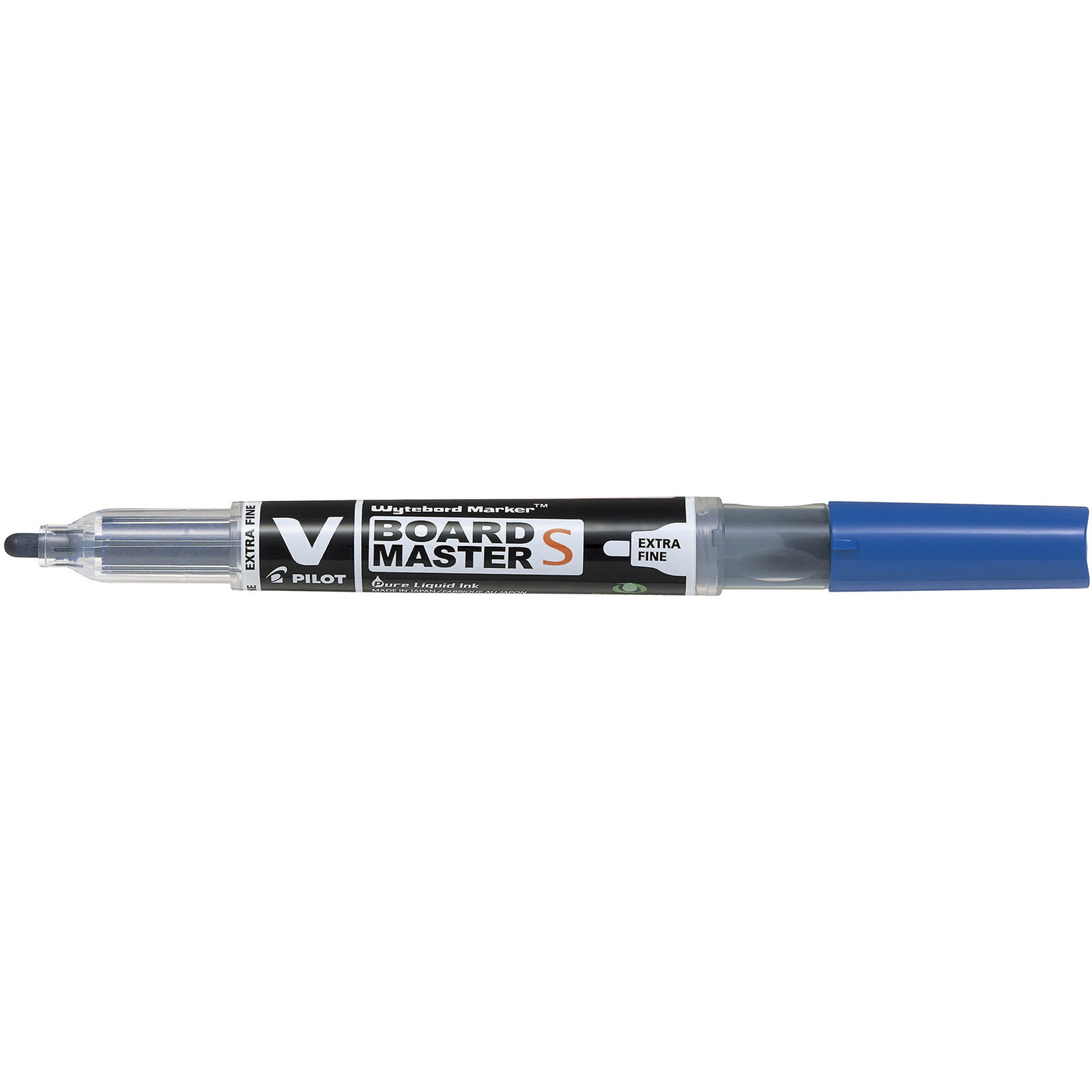 Pilot BG V Board Master whiteboardpen med ekstra fin skrivespids på 1,3 mm i farven blå