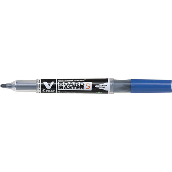 Pilot BG V Board Master whiteboardpen med ekstra fin skrivespids på 1,3 mm i farven blå