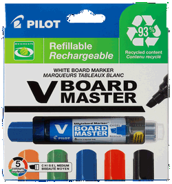 Pilot BG whiteboardtusser sampak