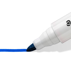 Staedtler Lumocolor 351 whiteboardmarker med blå rund skrivespids