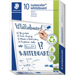 Staedtler Lumocolor 351 whiteboardmarker med blå rund skrivespids