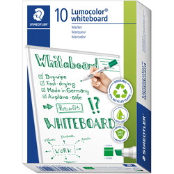 Staedtler Lumocolor 351B med skråskåret skrivespids på 5 mm i farven grøn