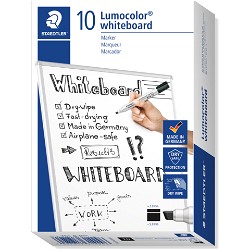 Staedtler Lumocolor 351B whiteboardmarker med sort skrivefarve
