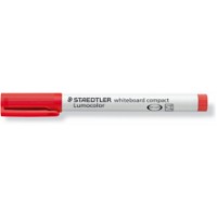 Staedtler Lumocolor Compact whiteboardpen i skrivefarven rød