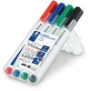 Staedtler Lumocolor Compact whiteboardmarker sæt med 4 tusser