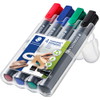 Staedtler Lumocolor 350 markersæt 4 farver