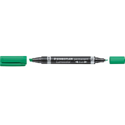 Staedtler Duo Lumocolor 348 marker grøn