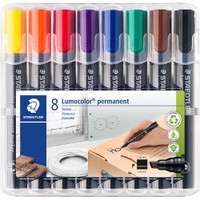 Staedtler Lumocolor 350 markersæt 8 farver