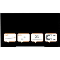 Nobo magnetisk glastavle widescreen 85" sort