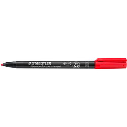 Staedtler Lumocolor 317M permanent overheadpen 1,0mm rød